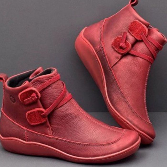 Women Vintage Round Toe PU Lea - đánh giá và giá Women'S Fashion Riding Boots