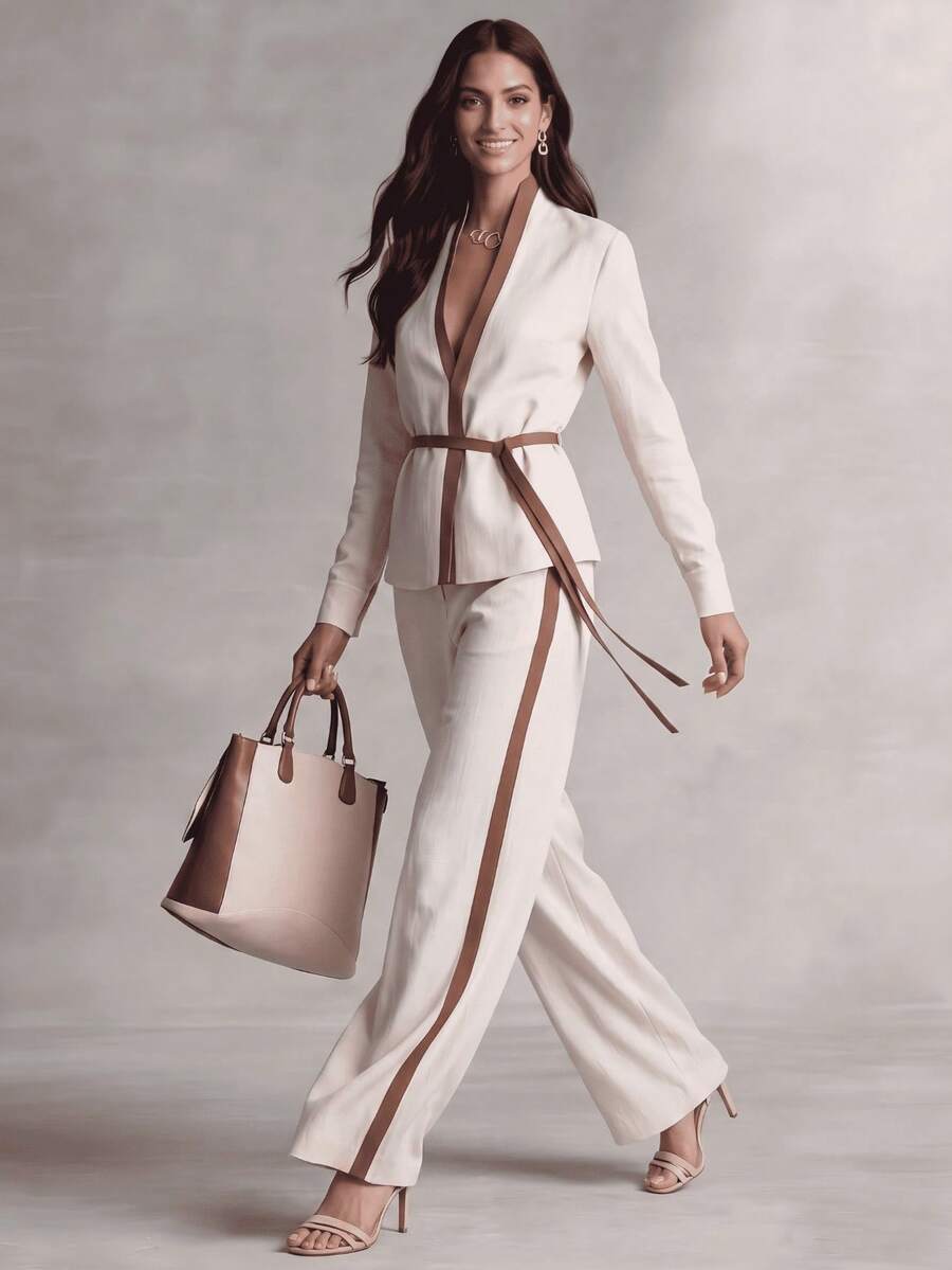 XTOCEAN Women's Elegant V-Neck - đánh giá và giá Wide Leg Palazzo Pants