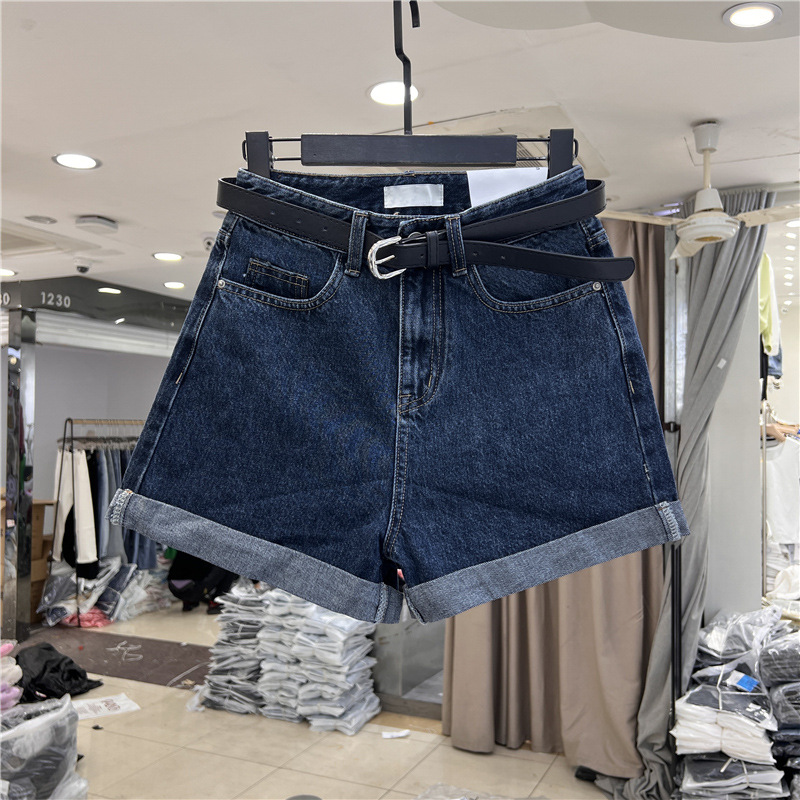 Women Summer Roll Hem Denim Sh - đánh giá và giá Denim Shorts Women