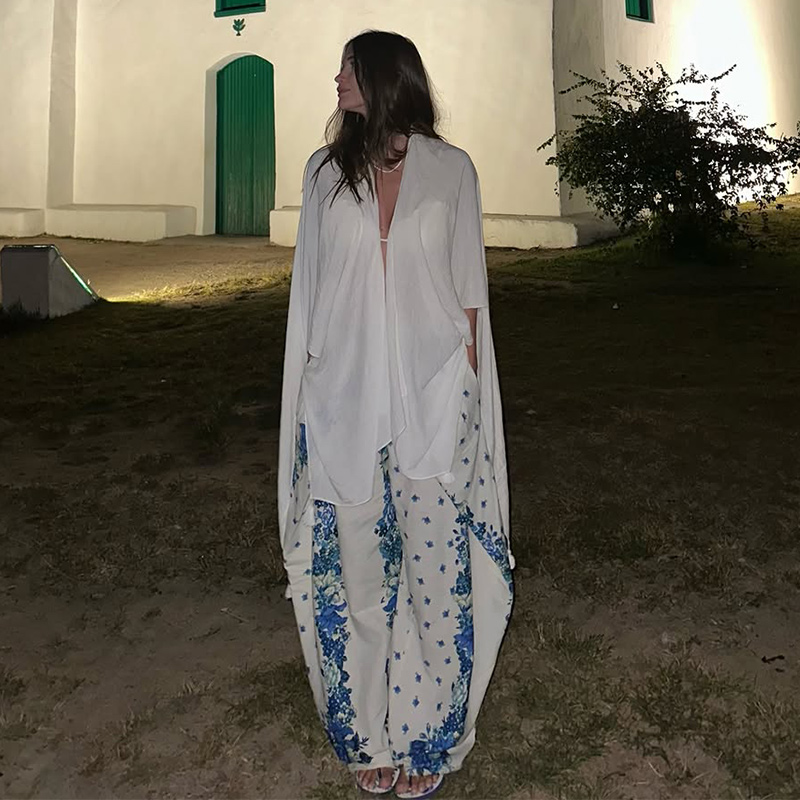 Sexy Printed Vest Trouser Wome - đánh giá và giá Wide Leg Palazzo Pants