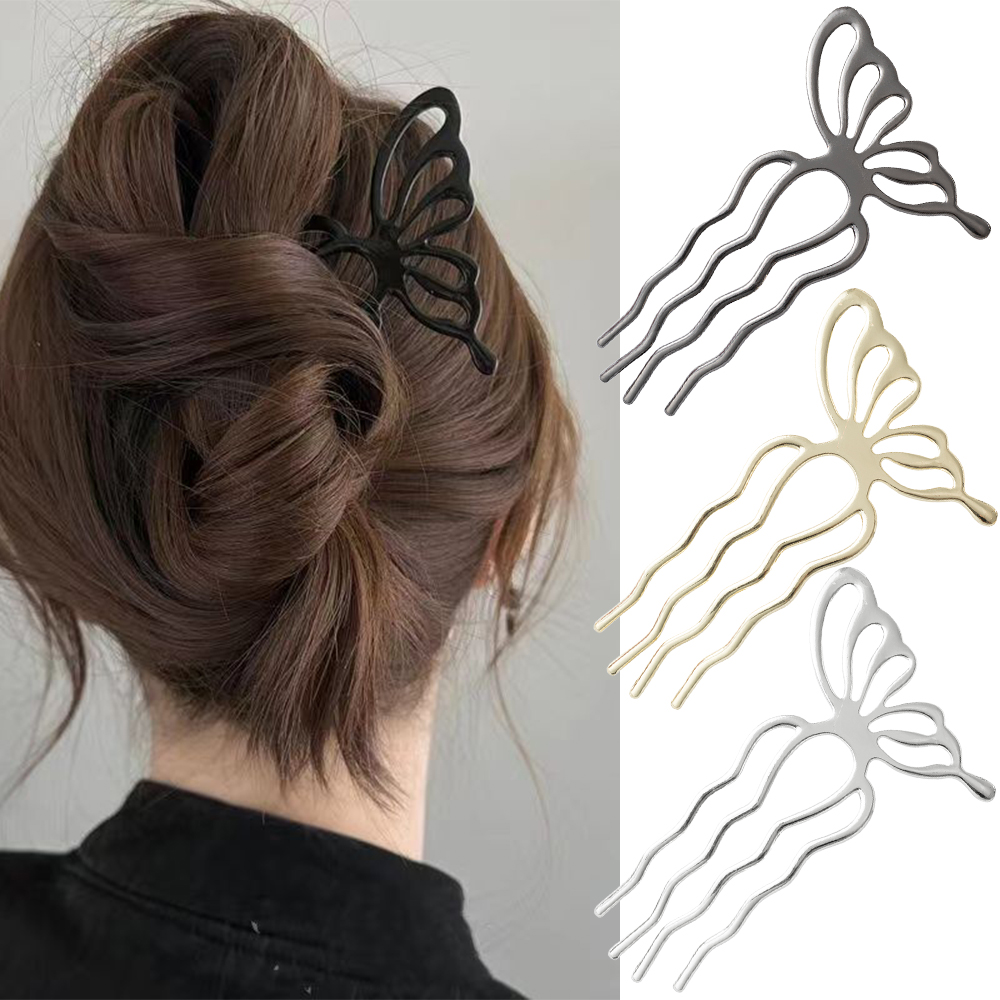 Korean Butterfly U Shape Hair  - đánh giá và giá Women Fashion Hair Style