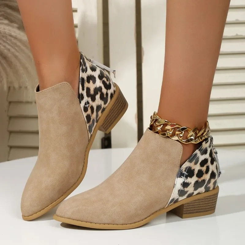 New Fashion Patchwork Leopard  - đánh giá và giá Women'S Fashion Ugg Boots