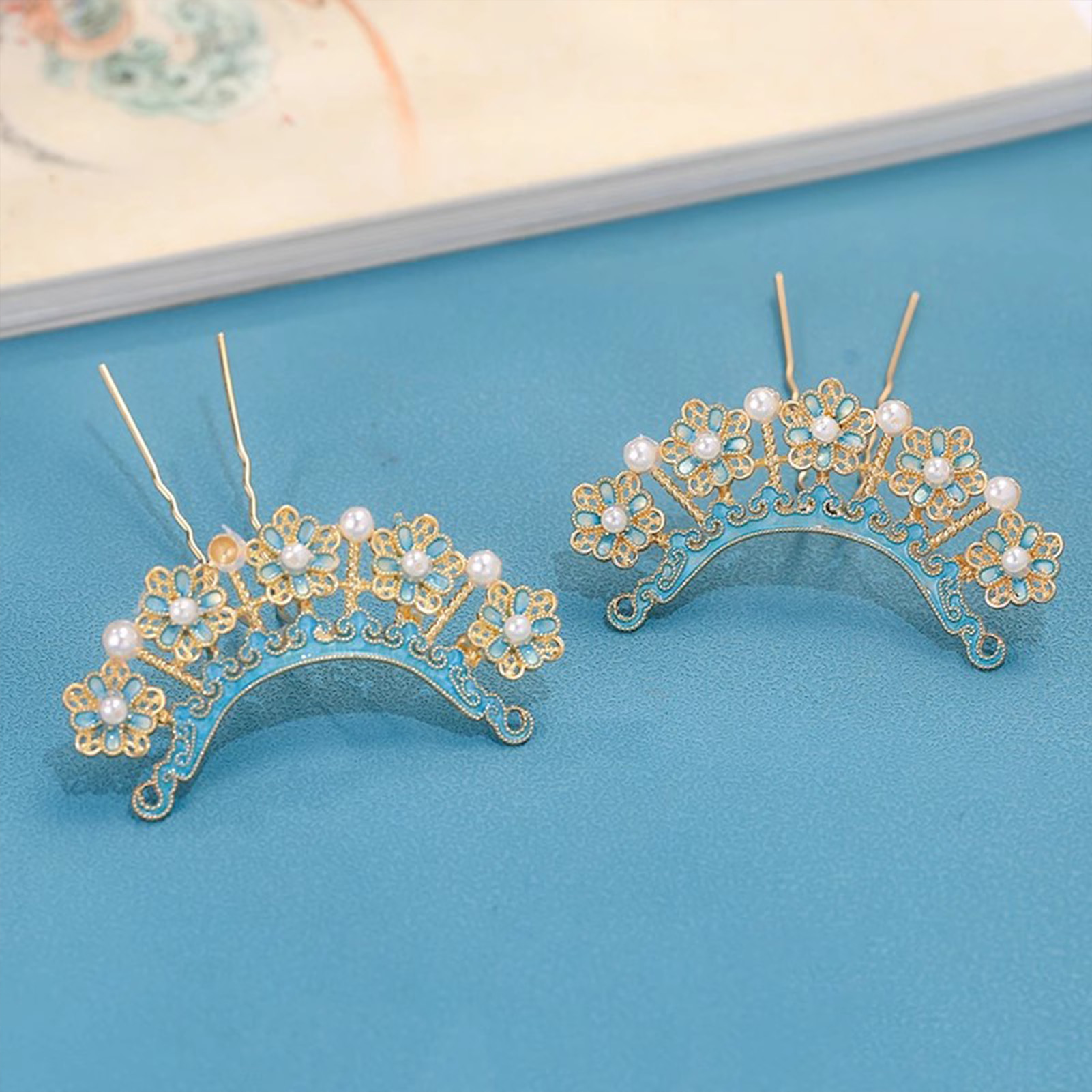 Traditional Enamel Hairpins wi - đánh giá và giá Women Fashion Hair Style