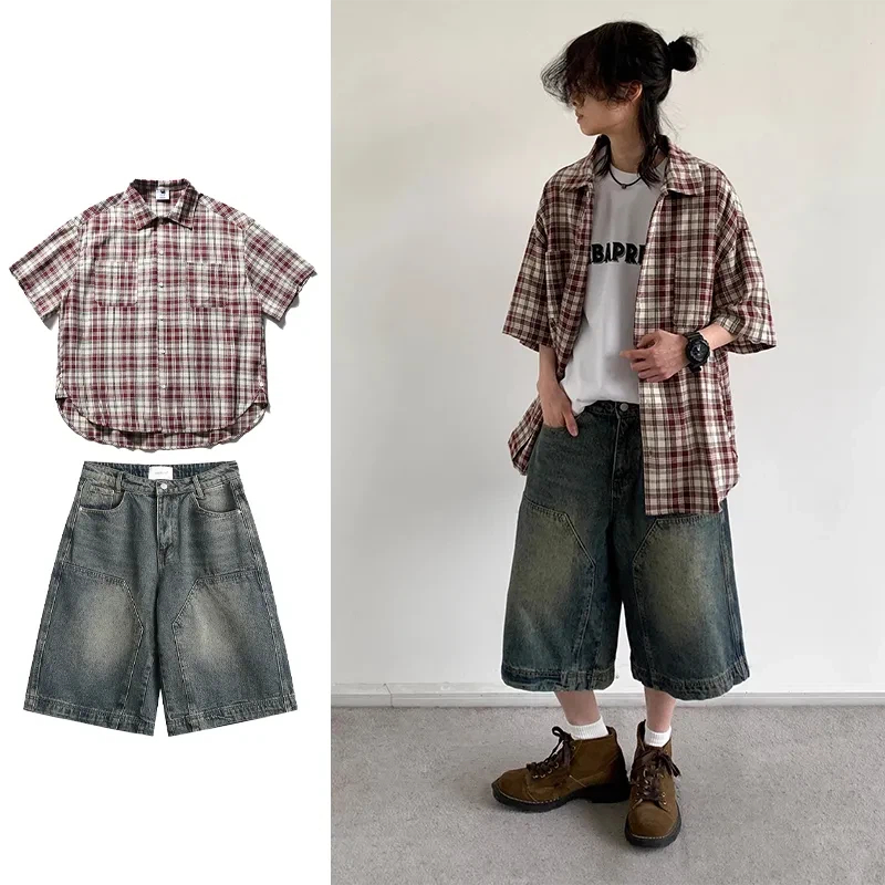 Japanese Youth Style Men Women - đánh giá và giá Denim Shorts Women