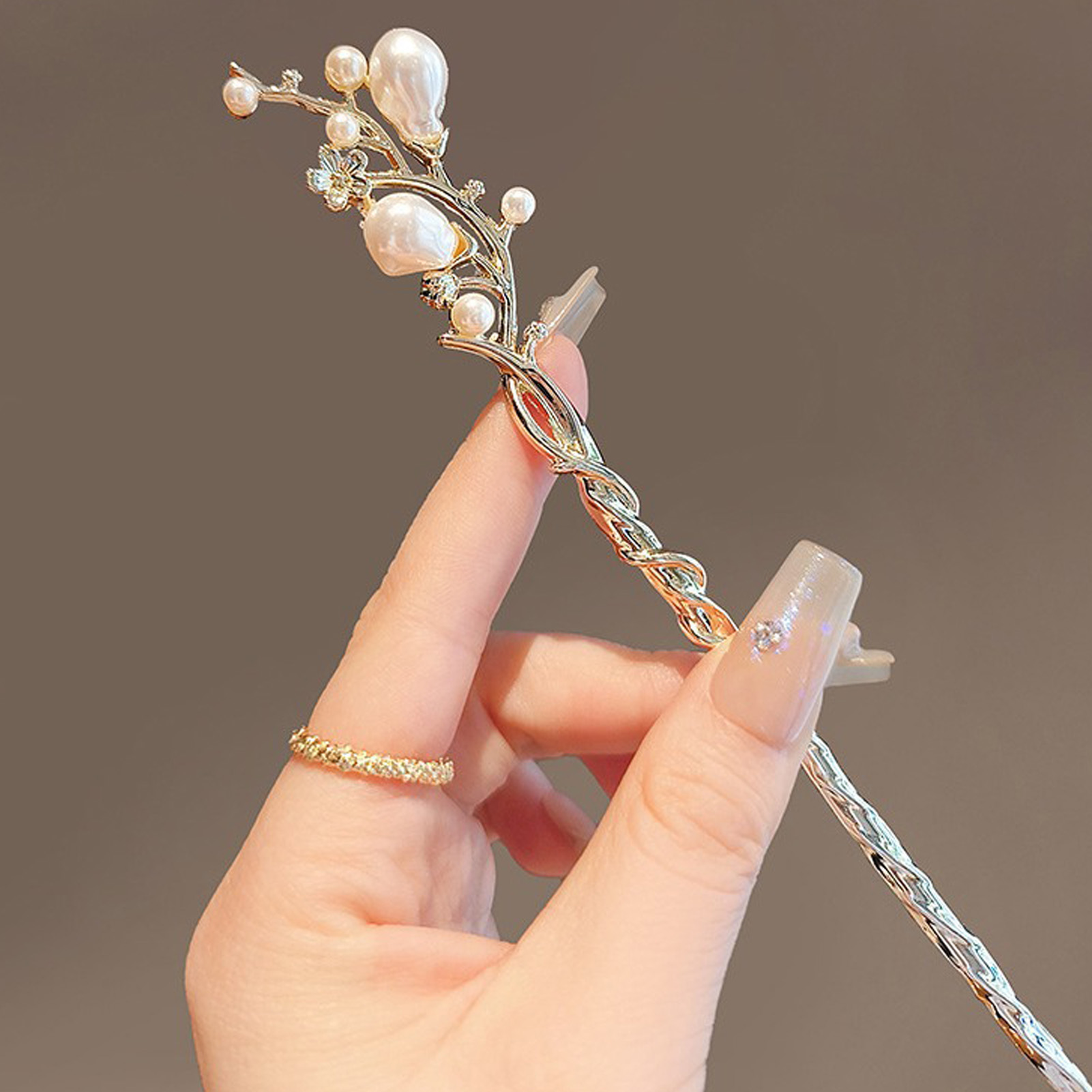 Chinese Style Artificial Pear  - đánh giá và giá Women Fashion Hair Style