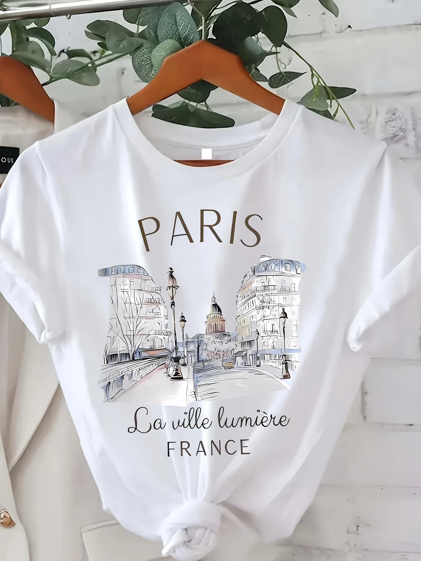 Fashion Graphic T Shirt Paris  - đánh giá và giá Women'S Fashion Paris
