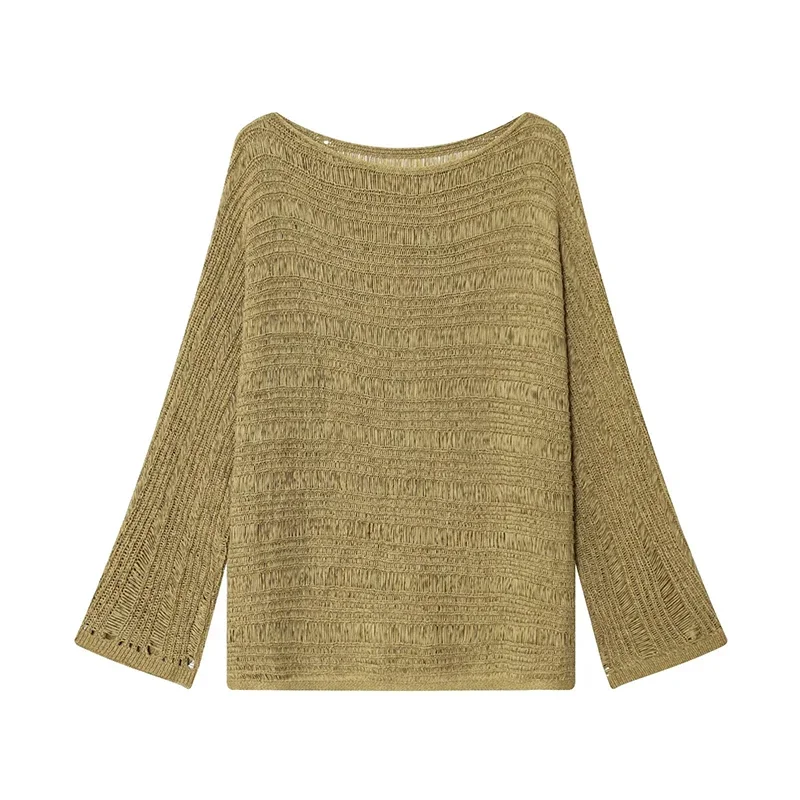 Vintage Boat Neck Knit Sweater - đánh giá và giá Women'S Fashion Tops