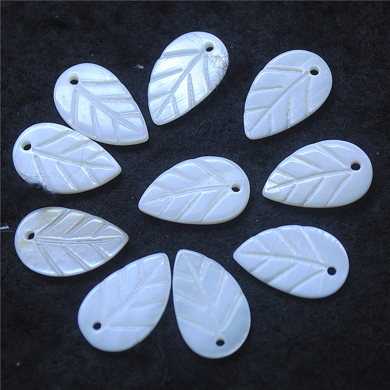 30PCS White Shell Leaf Shape 8 - đánh giá và giá Women Fashion Nz