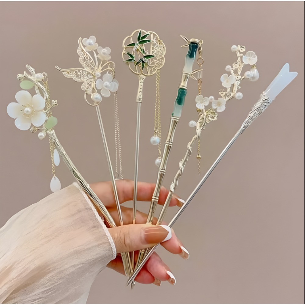 1/6pcs Elegant Chinese Style T - đánh giá và giá Women Fashion Hair Style