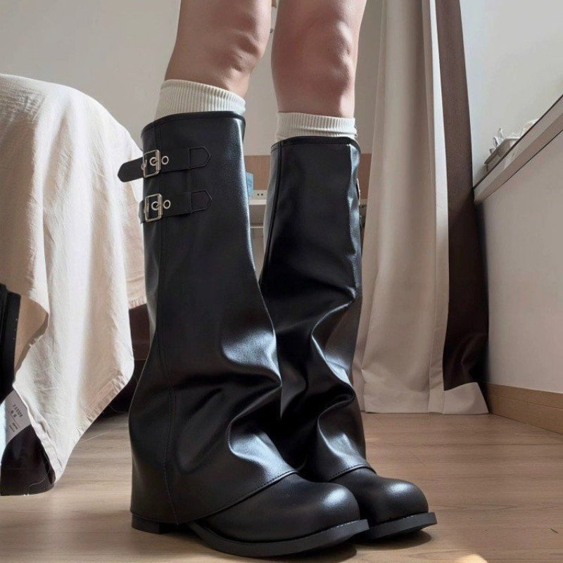 Y2K Korean Style Retro Knee‑hi - đánh giá và giá Women Fashion Korean