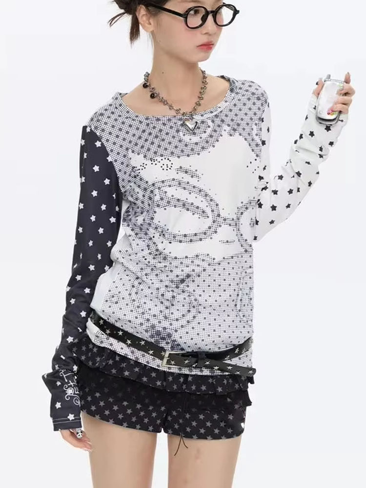 Y2k Aesthetic Long Sleeve T-sh - đánh giá và giá Women'S Y2K Fashion Aesthetic