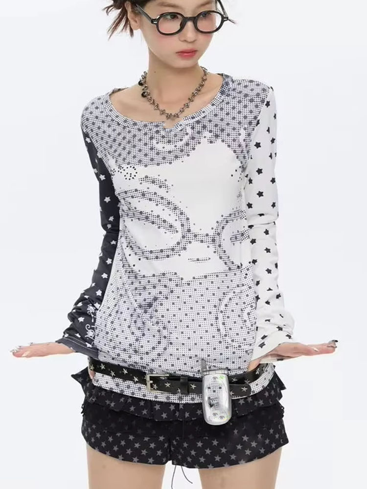 Y2k Aesthetic Long Sleeve T-sh - đánh giá và giá Women'S Y2K Fashion Aesthetic
