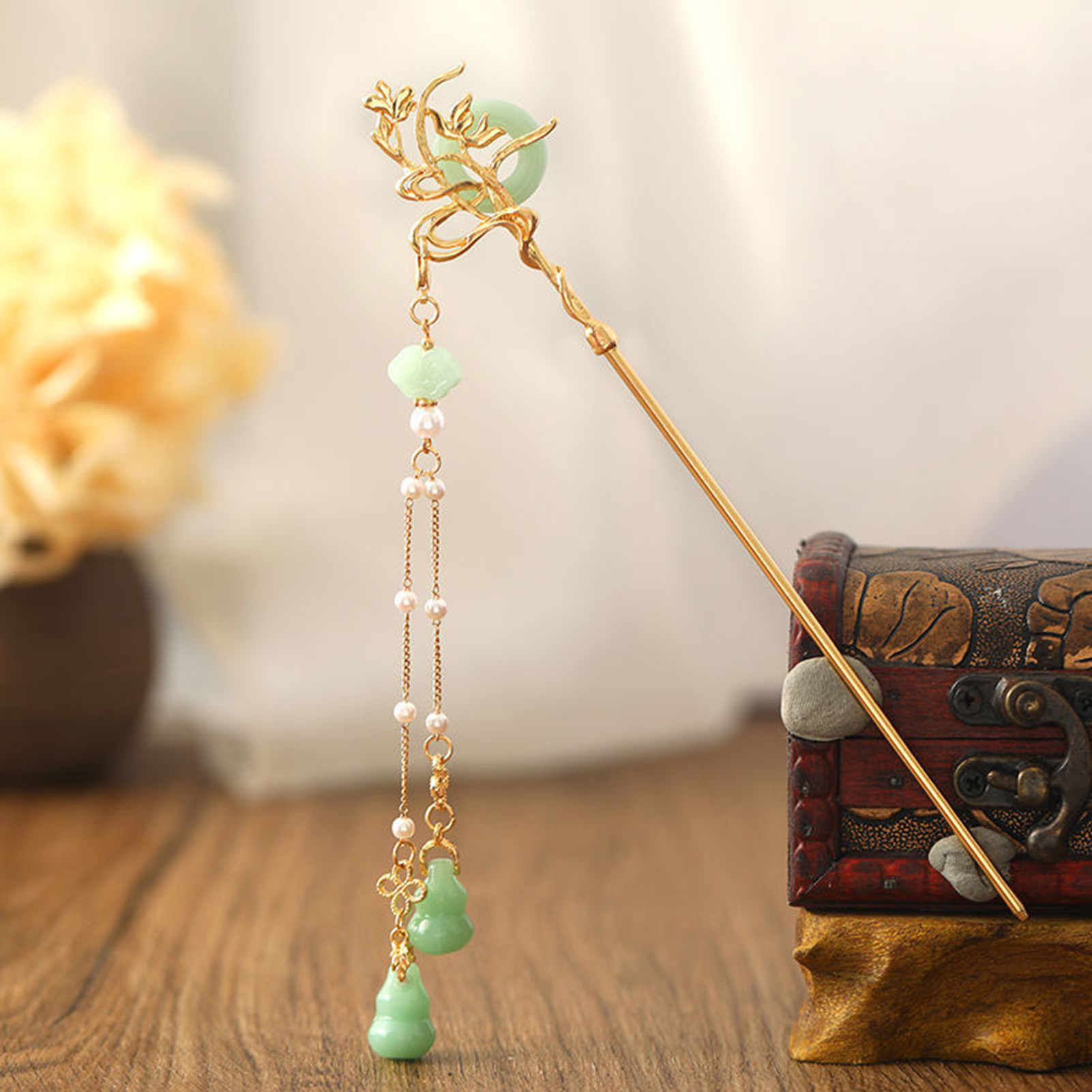 Chinese Style Glass Hairpin Fo - đánh giá và giá Women Fashion Hair Style