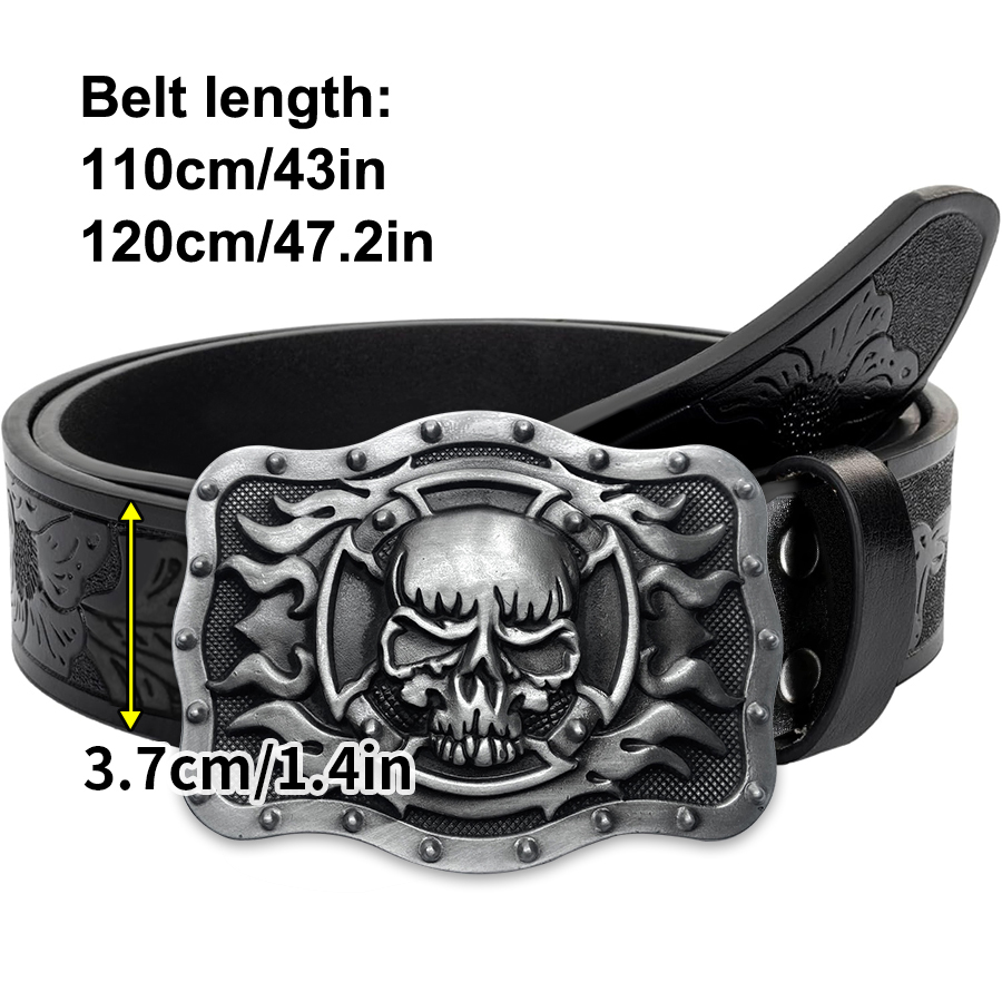 Skull Flame Belt Exquisite Car - đánh giá và giá Women Fashion Nz