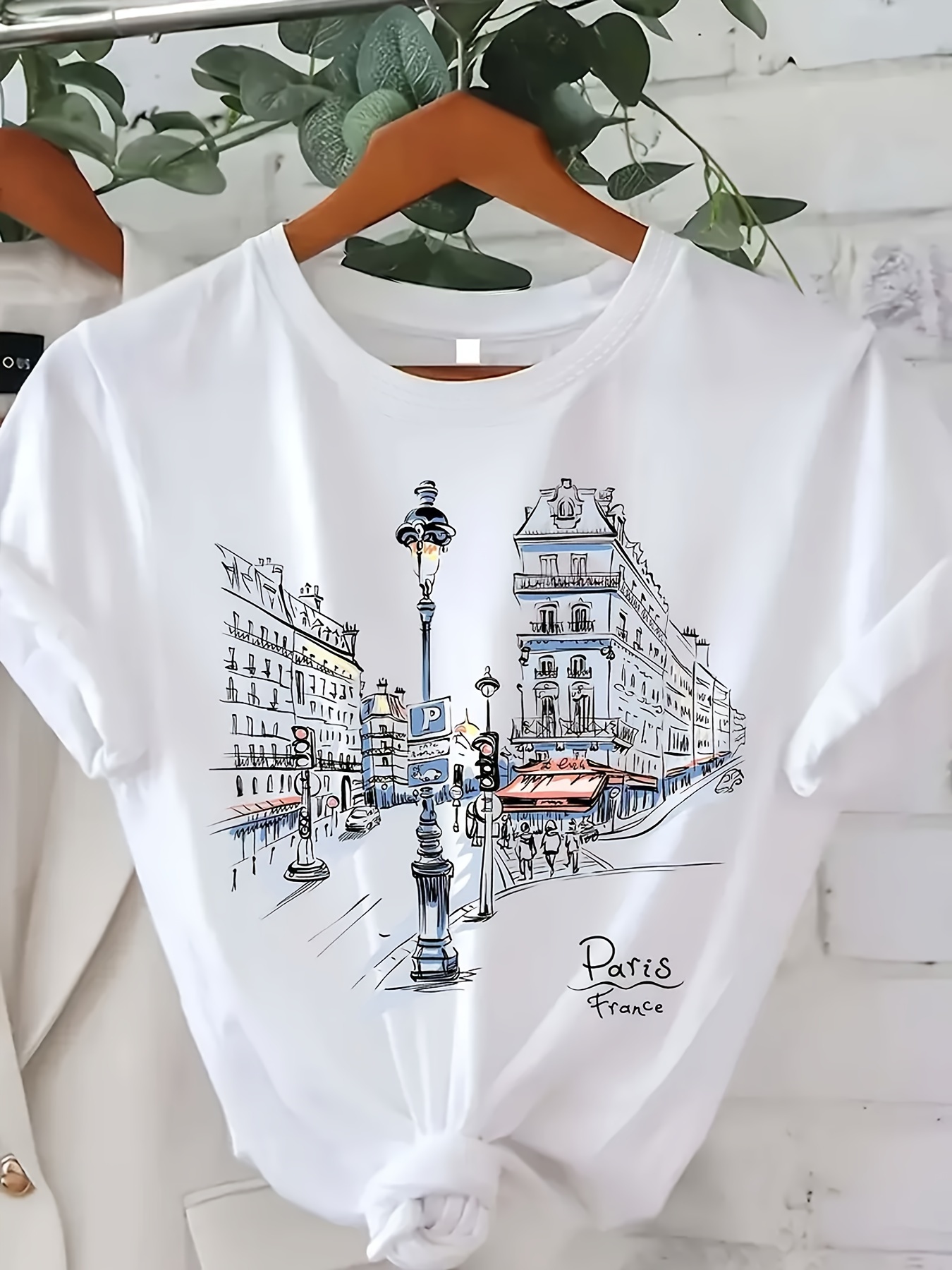 Women'S Paris Street Print T-S - đánh giá và giá Women'S Fashion Paris