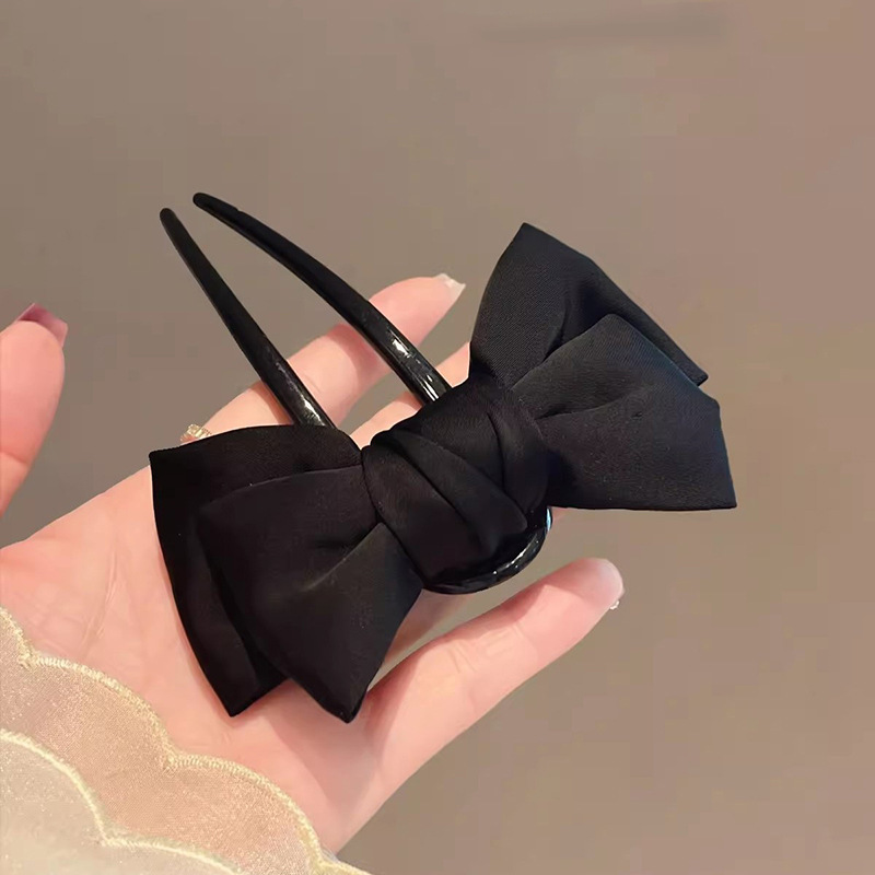 Chic Korean-Style Bow U-Shaped - đánh giá và giá Women Fashion Hair Style