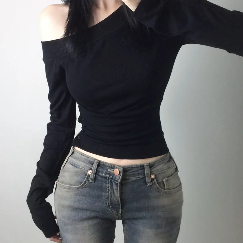 Y2K Vintage Pleated Button T-S - đánh giá và giá Women'S Fashion Tops