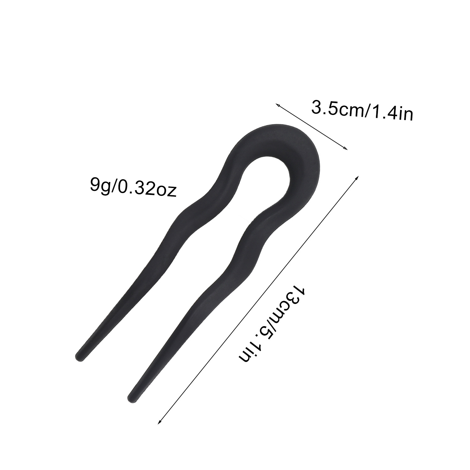 1/4pcs Simple Frosted U-Shaped - đánh giá và giá Women Fashion Hair Style