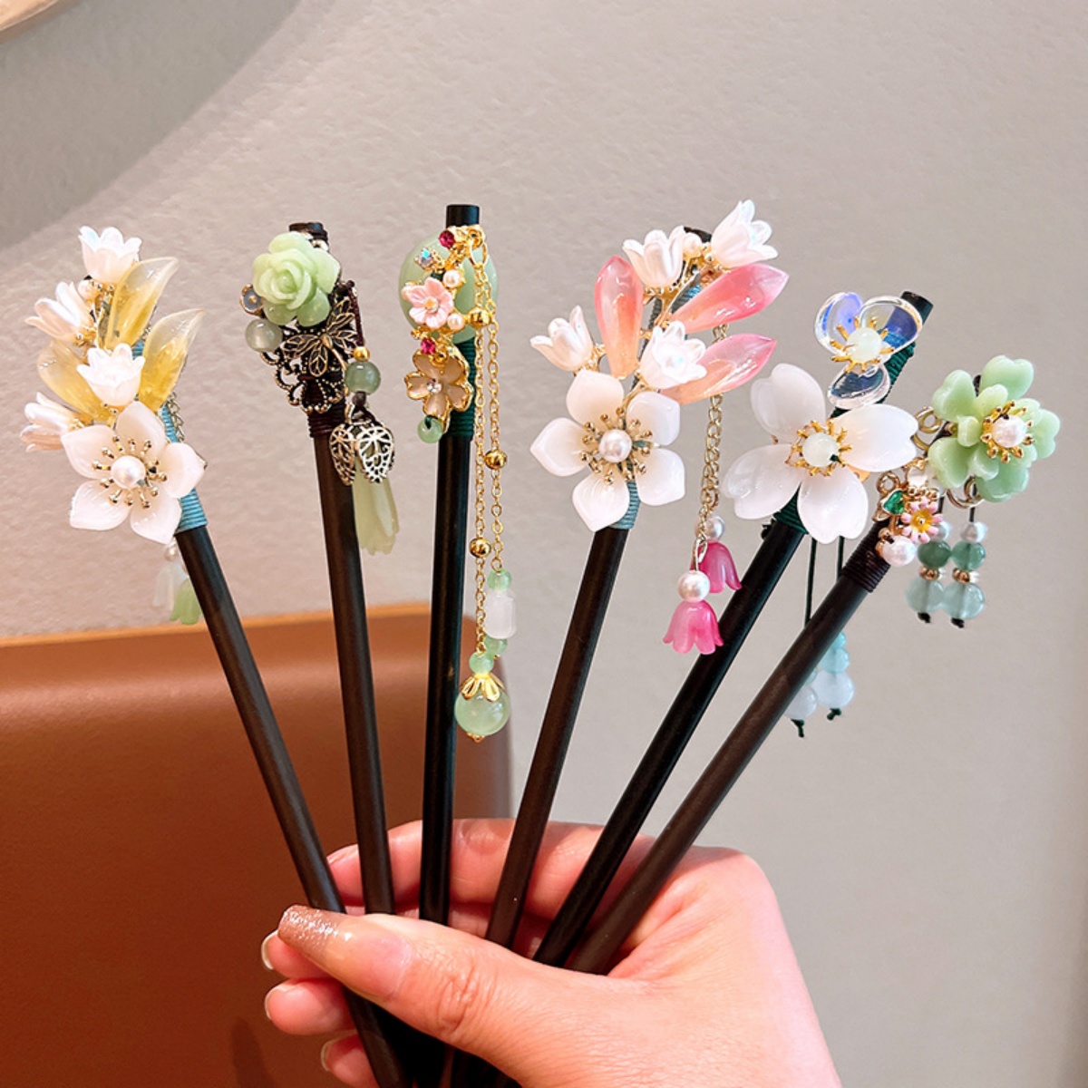 Exquisite Flower Tassel Wooden - đánh giá và giá Women Fashion Hair Style