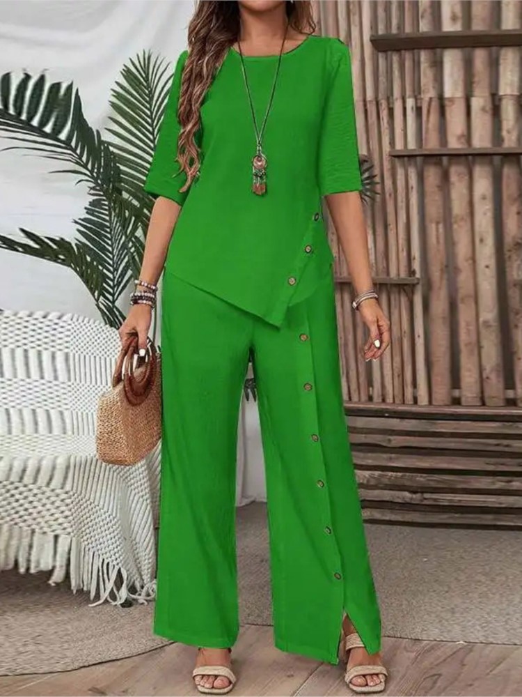Women's Fashion Solid Irregula - đánh giá và giá Wide Leg Palazzo Pants