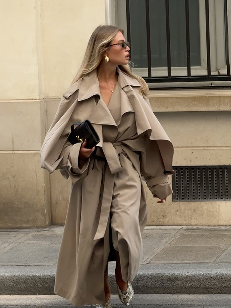 Women's Lace Up Long Trench Co - đánh giá và giá Women'S Fashion Raincoat