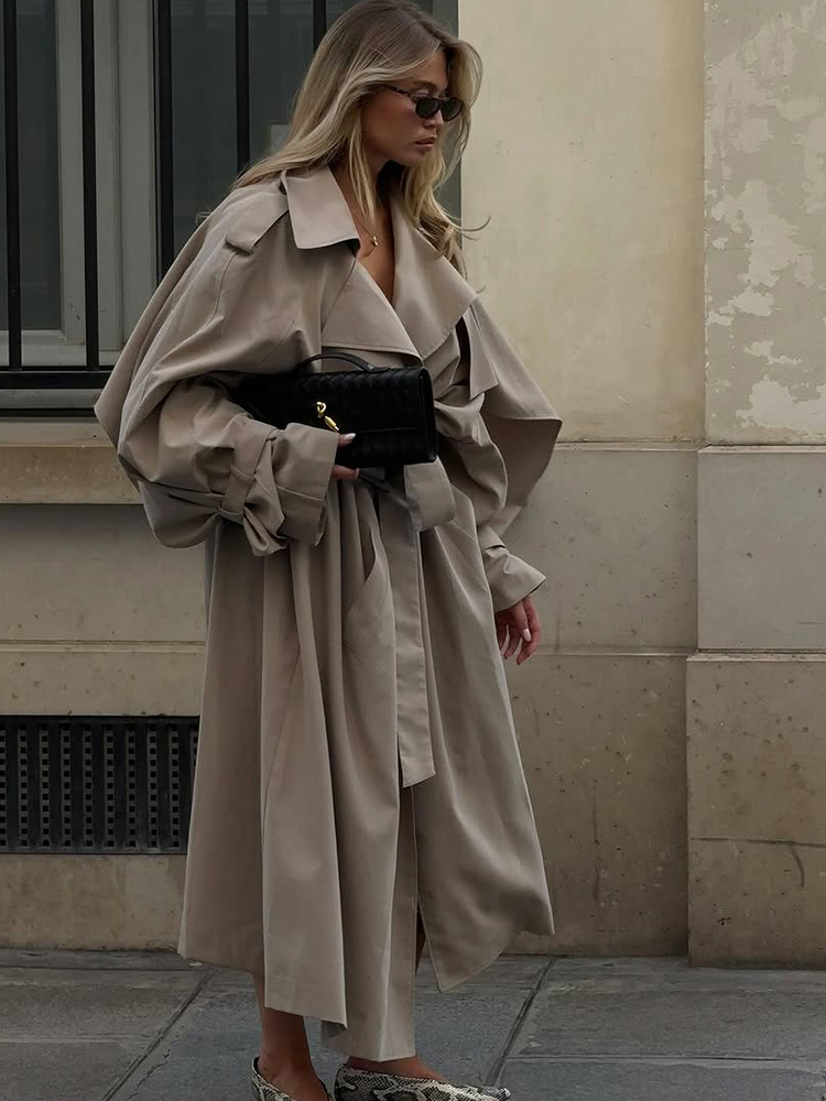 Women's Lace Up Long Trench Co - đánh giá và giá Women'S Fashion Raincoat